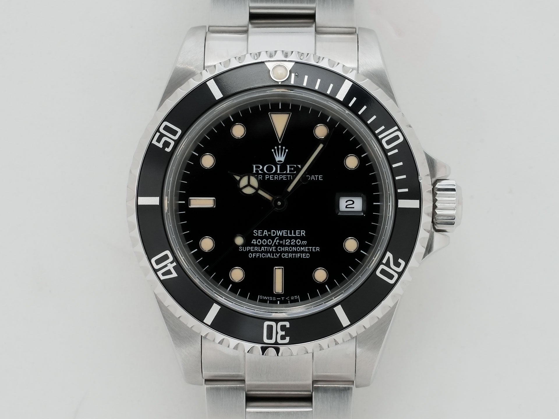 ロレックス シードゥエラー Ref.16600 SS ブラック文字盤 美中古 awcn4svo