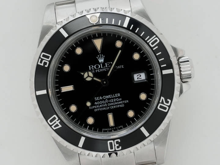 ロレックス シードゥエラー Ref.16600 ステンレススチール ブラック文字盤