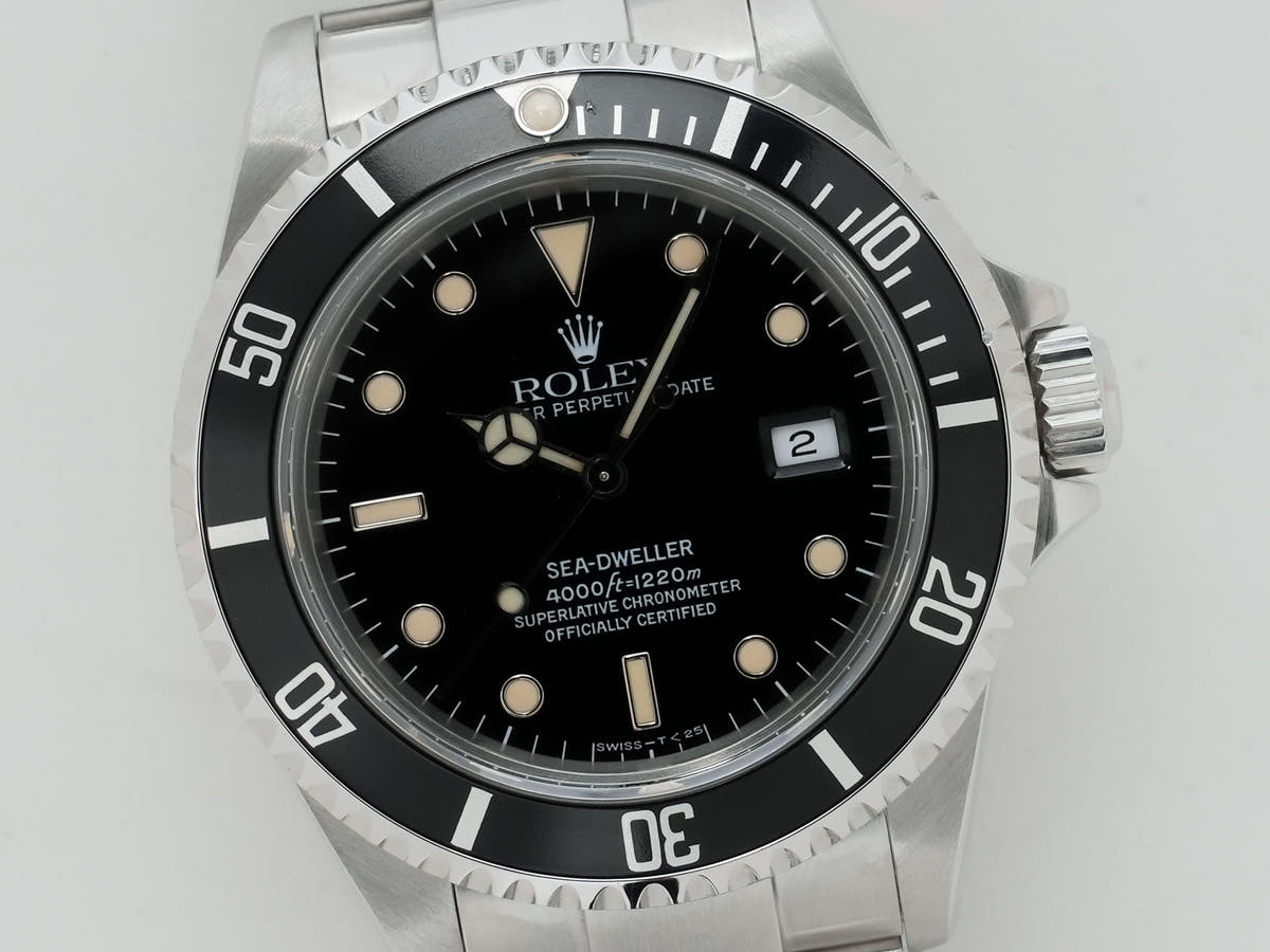 ロレックス シードゥエラー Ref.16600 SS ブラック文字盤 美中古 awcn4svo