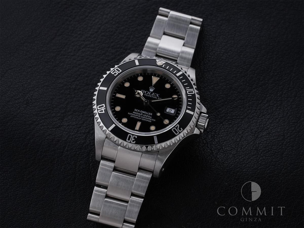 ロレックス シードゥエラー Ref.16600 SS ブラック文字盤 美中古 awcn4svo