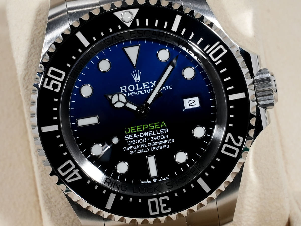 ロレックス シードゥエラー ディープシー Ref.126660 SS D-BLUE文字盤 美中古 5yaopx3c