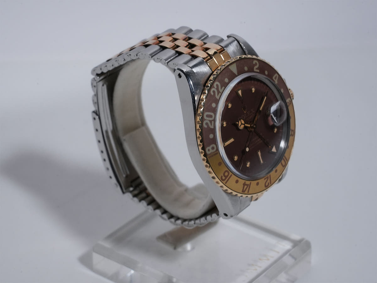 Rolex GMT Master Ref.1675/3 SS/YG Brown Dial Jubilee Bracelet Used k9366yx9