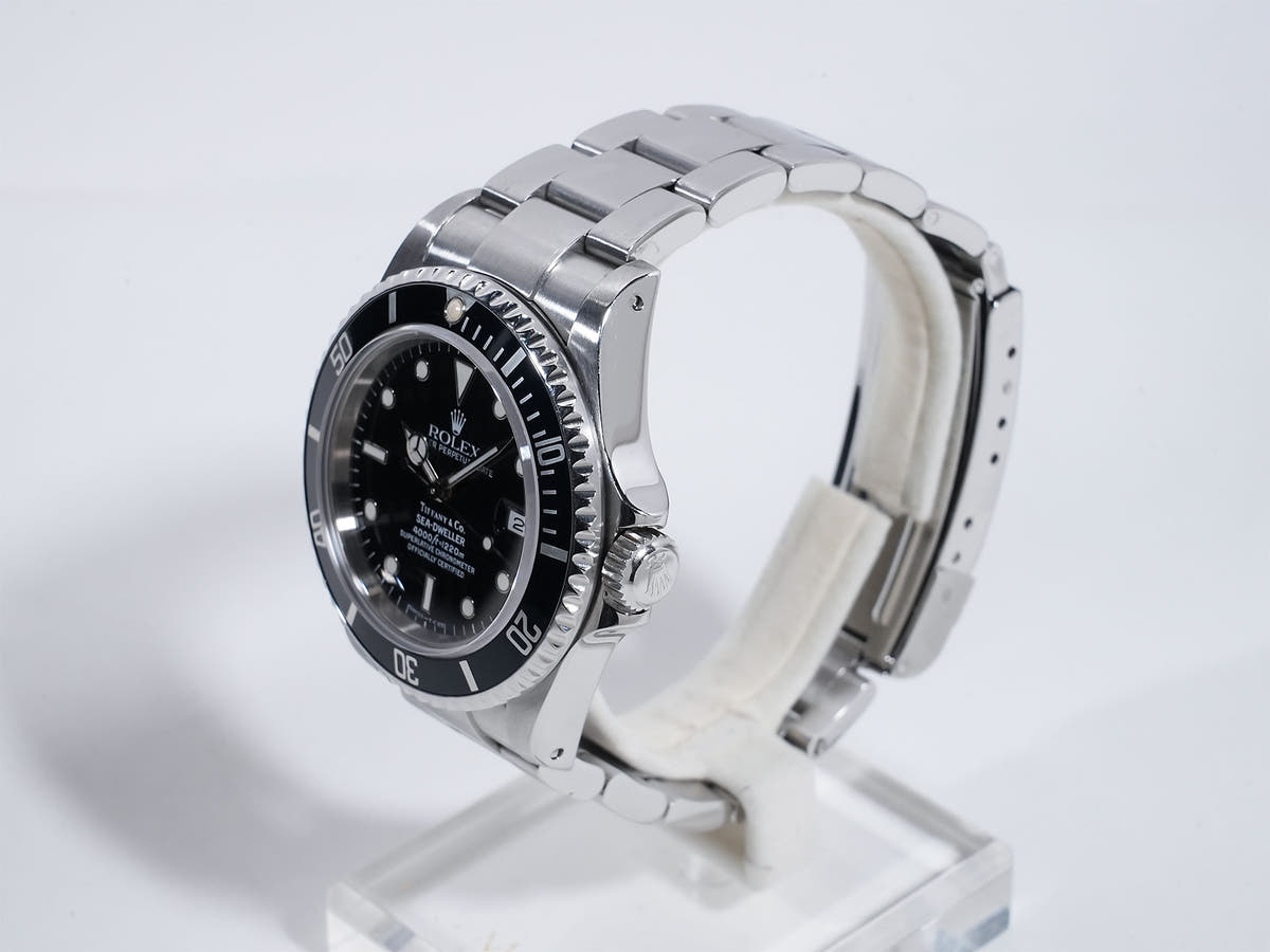 Rolex Sea-Dweller Tiffany Ref.16600 SS Black Dial Used mrnjvg8k