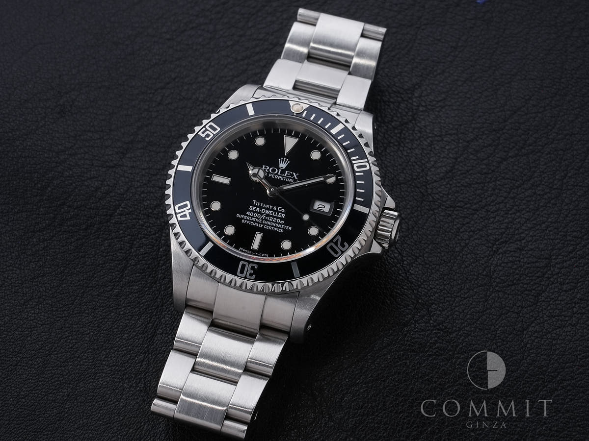 Rolex Sea-Dweller Tiffany Ref.16600 SS Black Dial Used mrnjvg8k