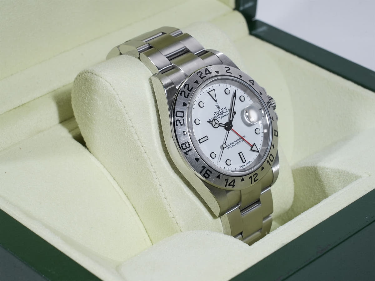 ロレックス エクスプローラーII Ref.16570 SS ホワイト文字盤 中古 c5gdn8qi