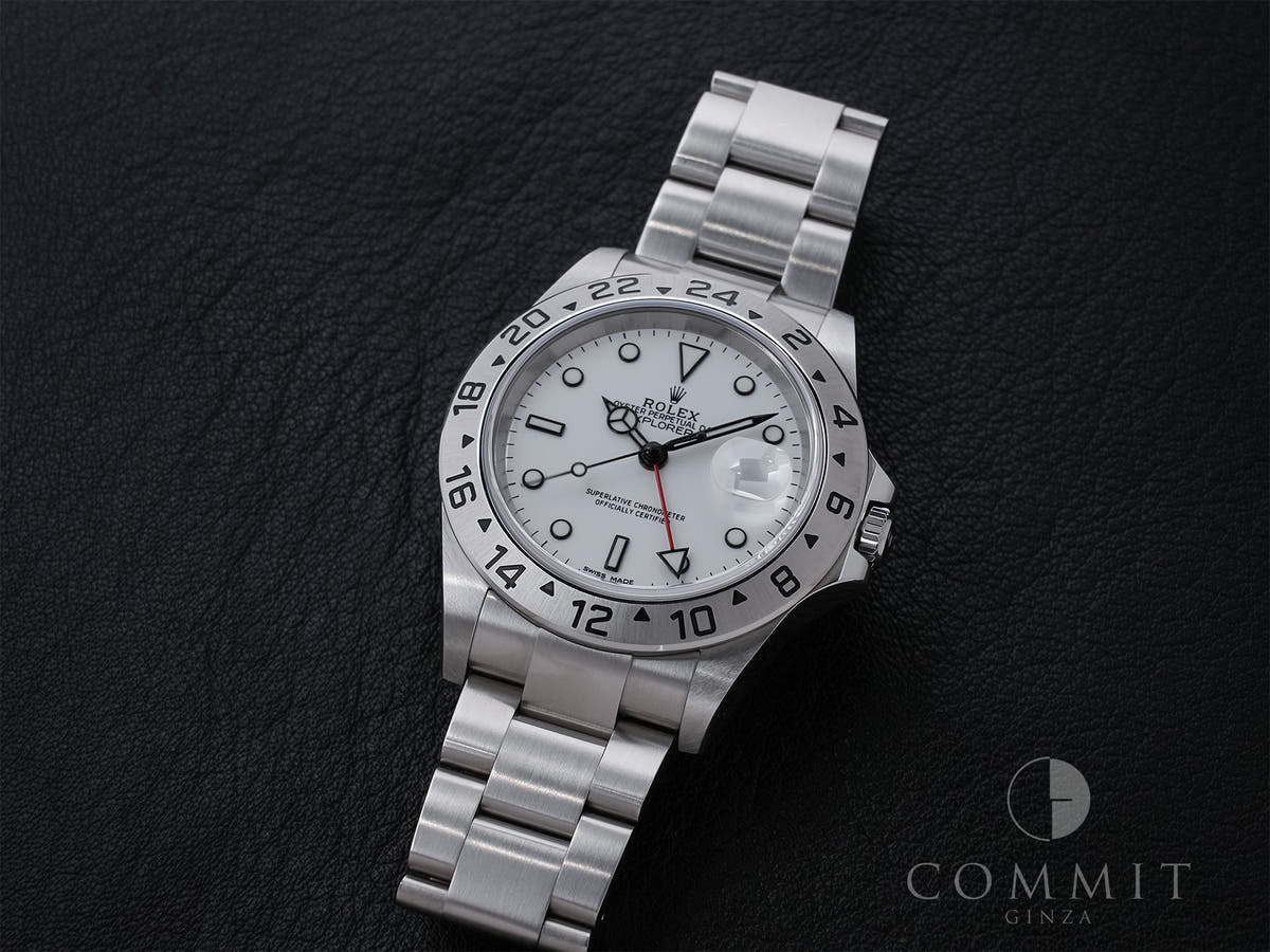 ロレックス エクスプローラーII Ref.16570 SS ホワイト文字盤 中古 c5gdn8qi