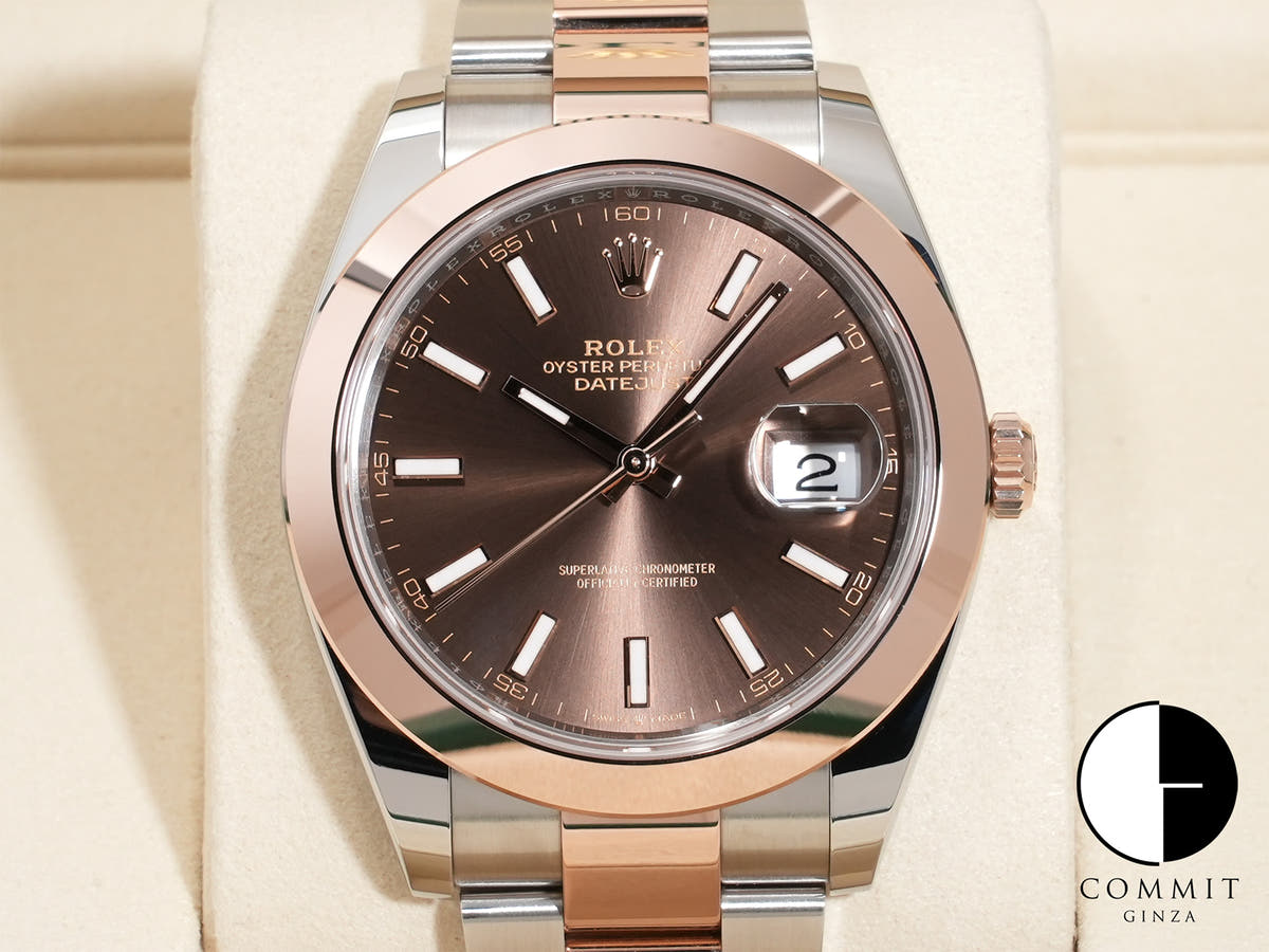 Rolex Datejust 41 Ref.126301 SS/ERG Chocolate Dial Unused kdsozuyd