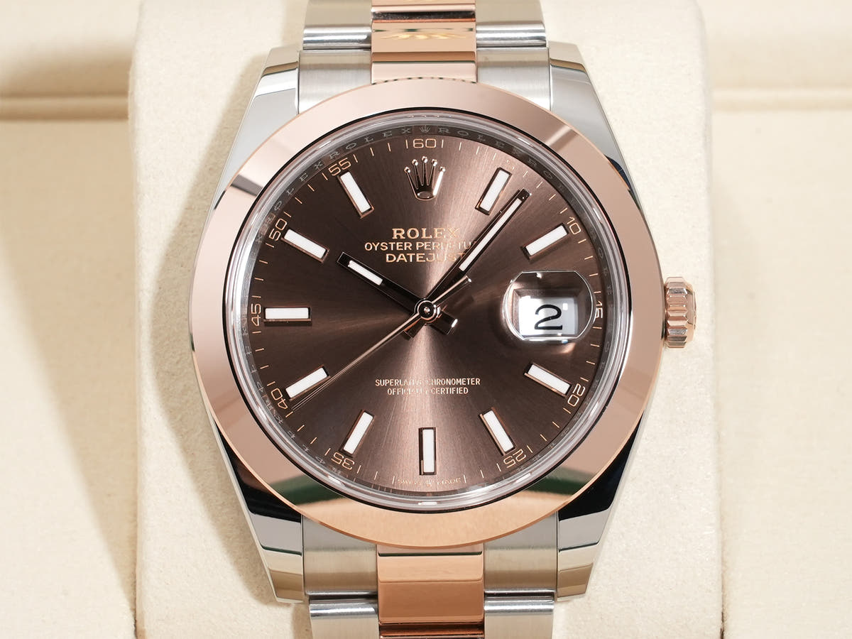 Rolex Datejust 41 Ref.126301 SS/ERG Chocolate Dial Unused kdsozuyd