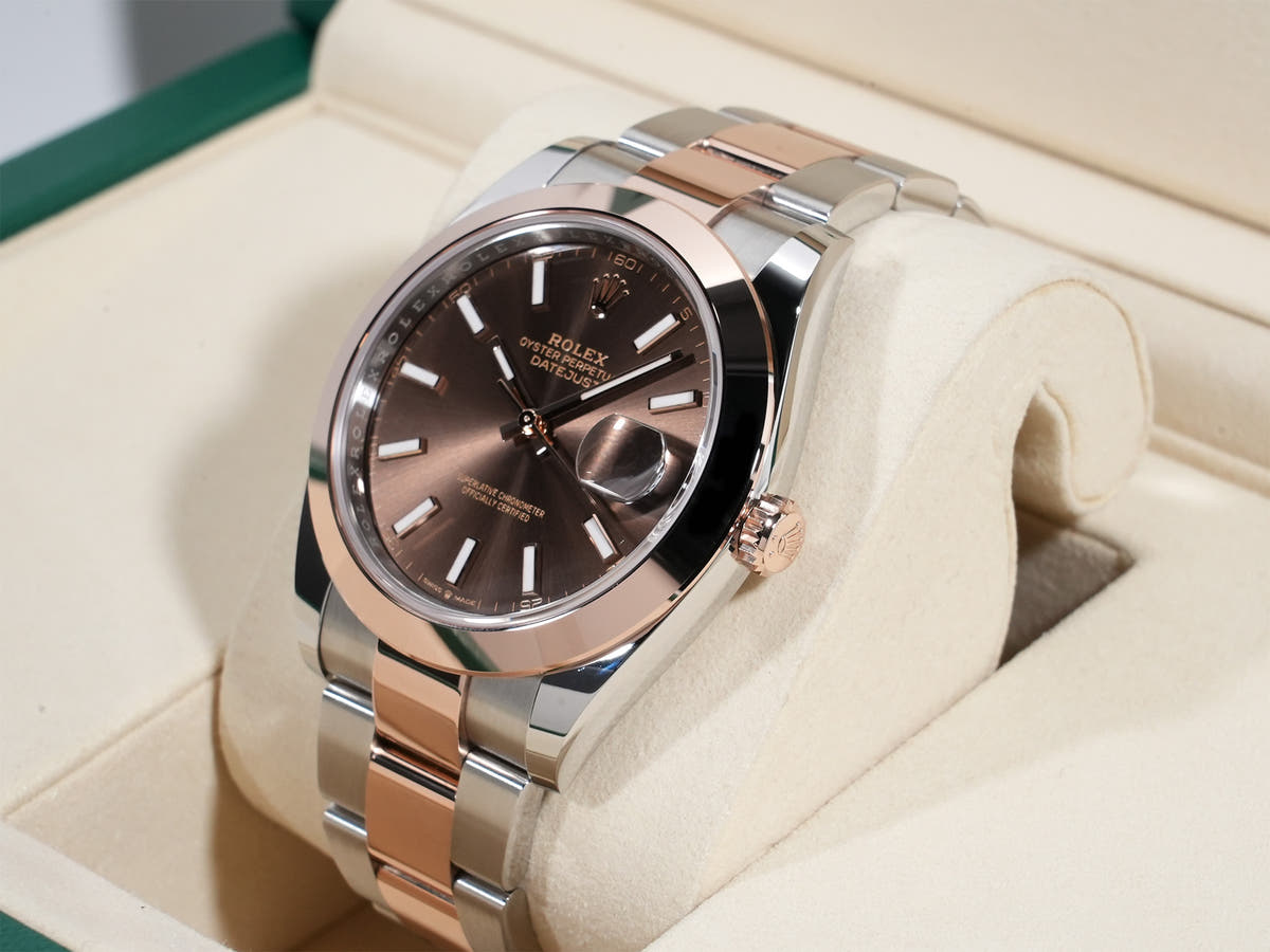 Rolex Datejust 41 Ref.126301 SS/ERG Chocolate Dial Unused kdsozuyd