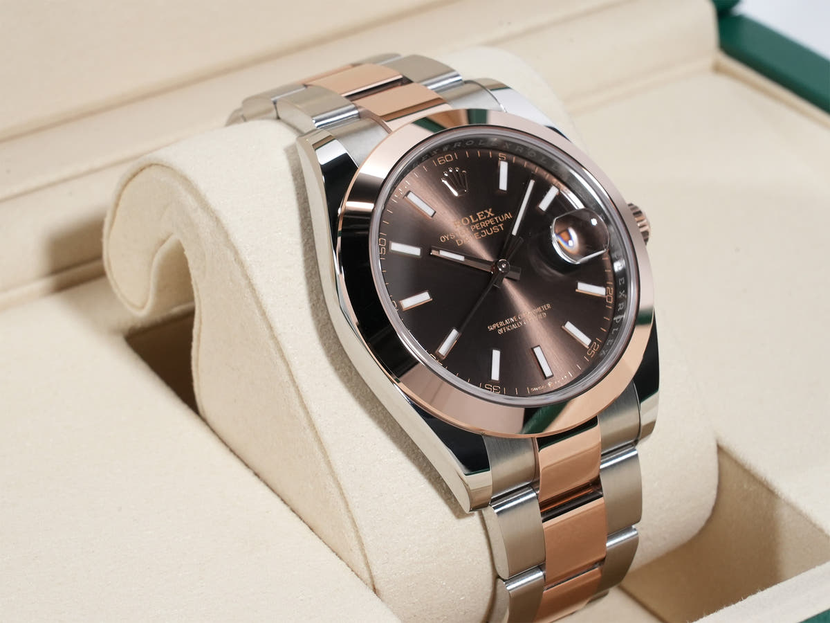 Rolex Datejust 41 Ref.126301 SS/ERG Chocolate Dial Unused kdsozuyd
