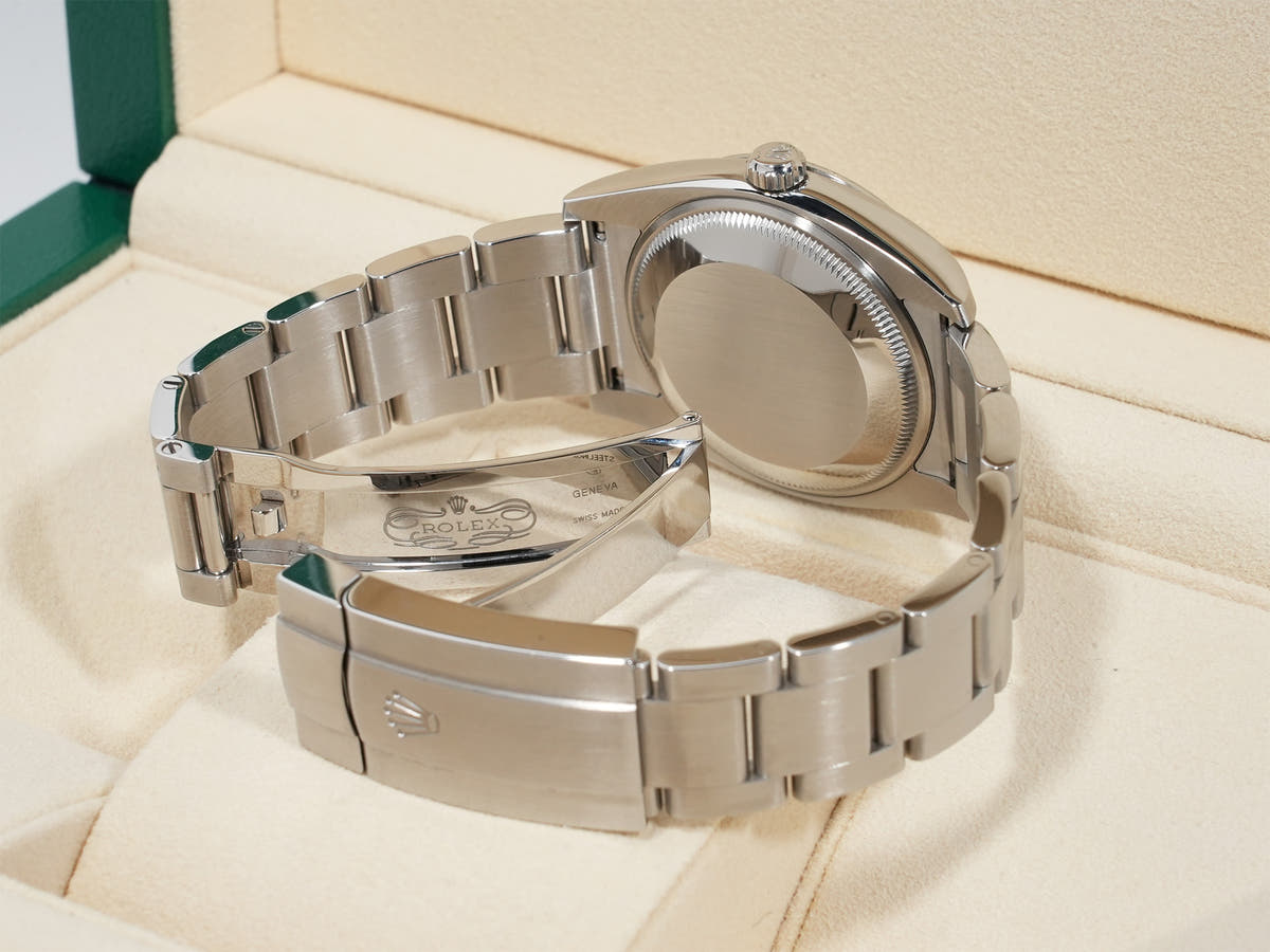 ロレックス オイスターパーペチュアル34 Ref.114200 SS ホワイト文字盤 美中古 d5sf37ux