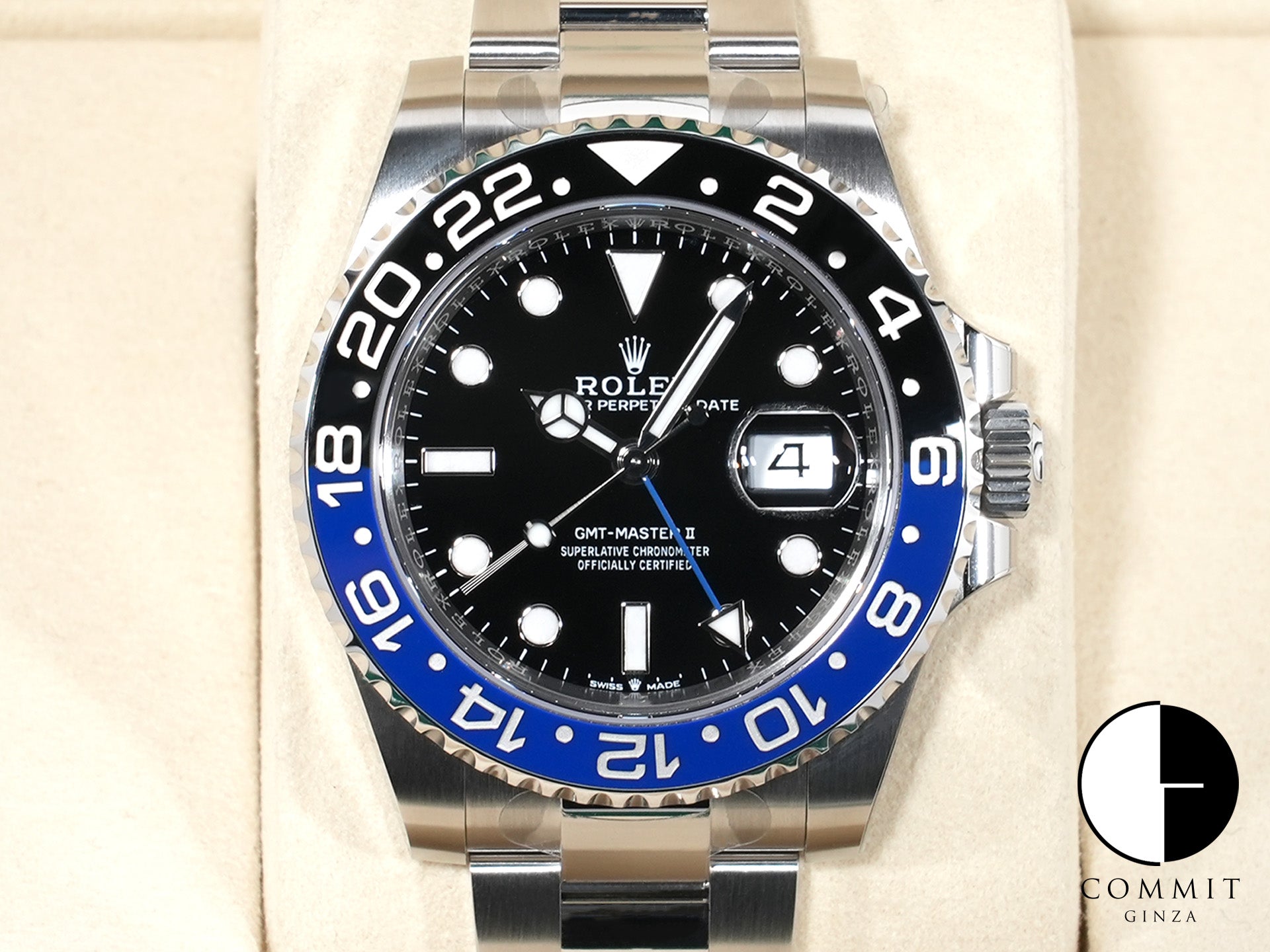 Rolex GMT Master II Ref.126710BLNR SS Black Dial Oyster Bracelet Unused yfiwu9vk