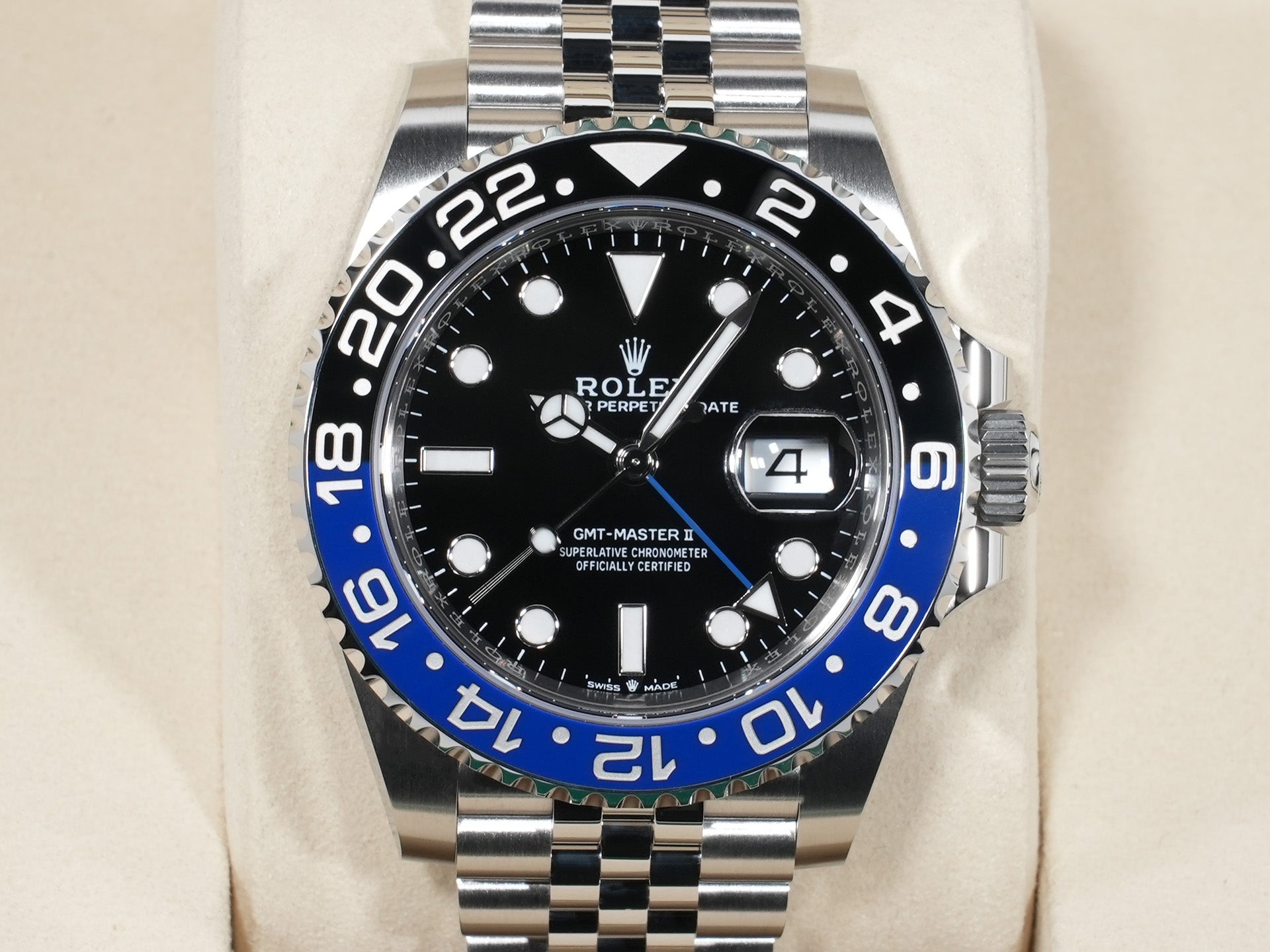 Rolex GMT Master II Ref.126710BLNR SS Black Dial Jubilee Bracelet Unused pkqdvjwi