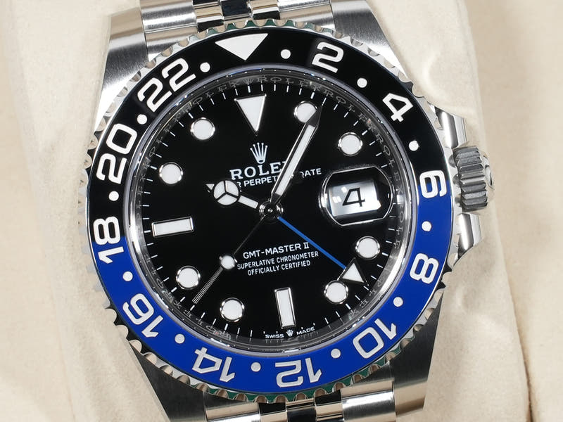 Rolex GMT Master II Ref.126710BLNR SS Black Dial Jubilee Bracelet Unused pkqdvjwi
