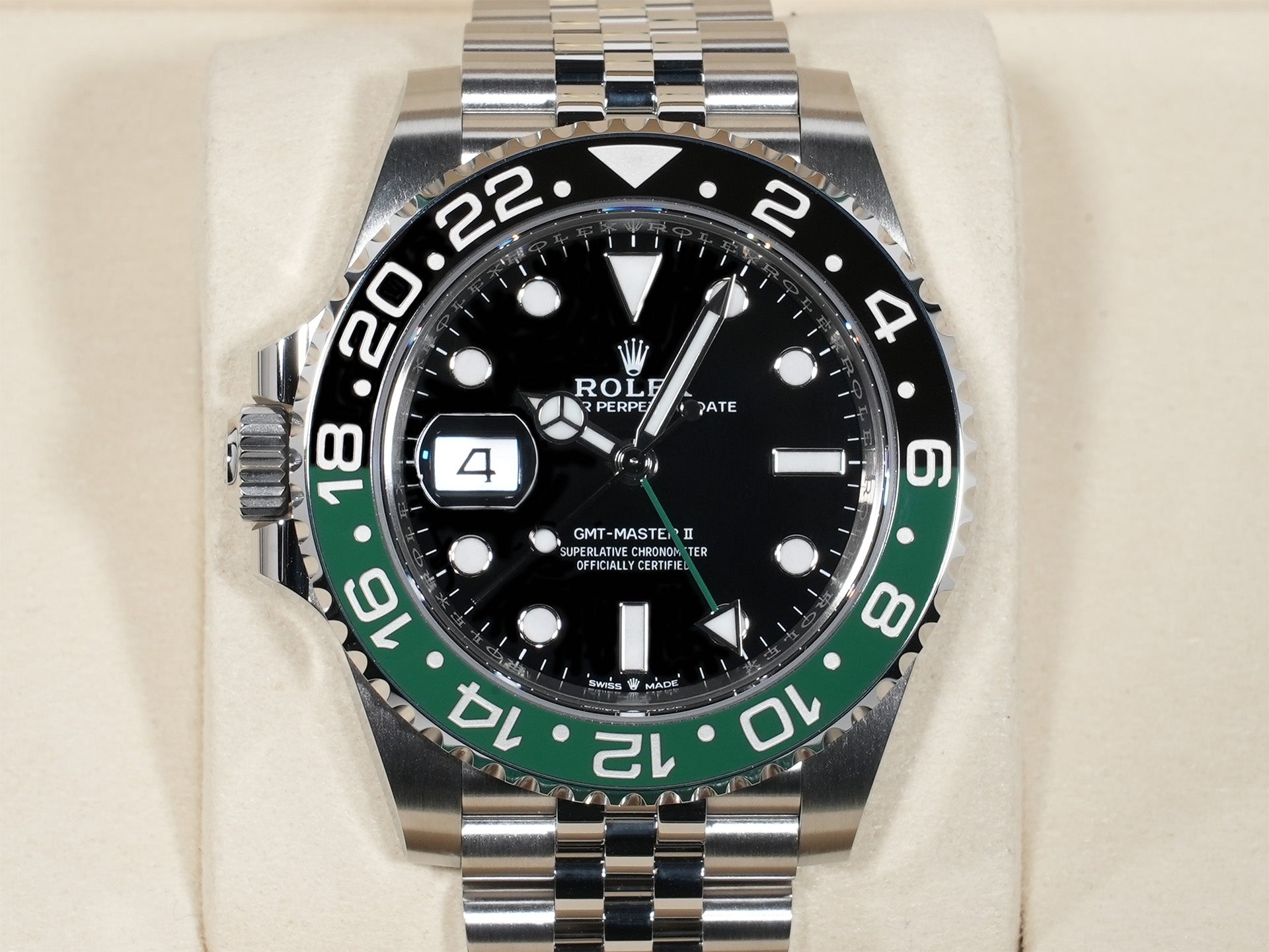 Rolex GMT Master II Ref.126720VTNR SS Black Dial Jubilee Bracelet Unused n5vabsq4