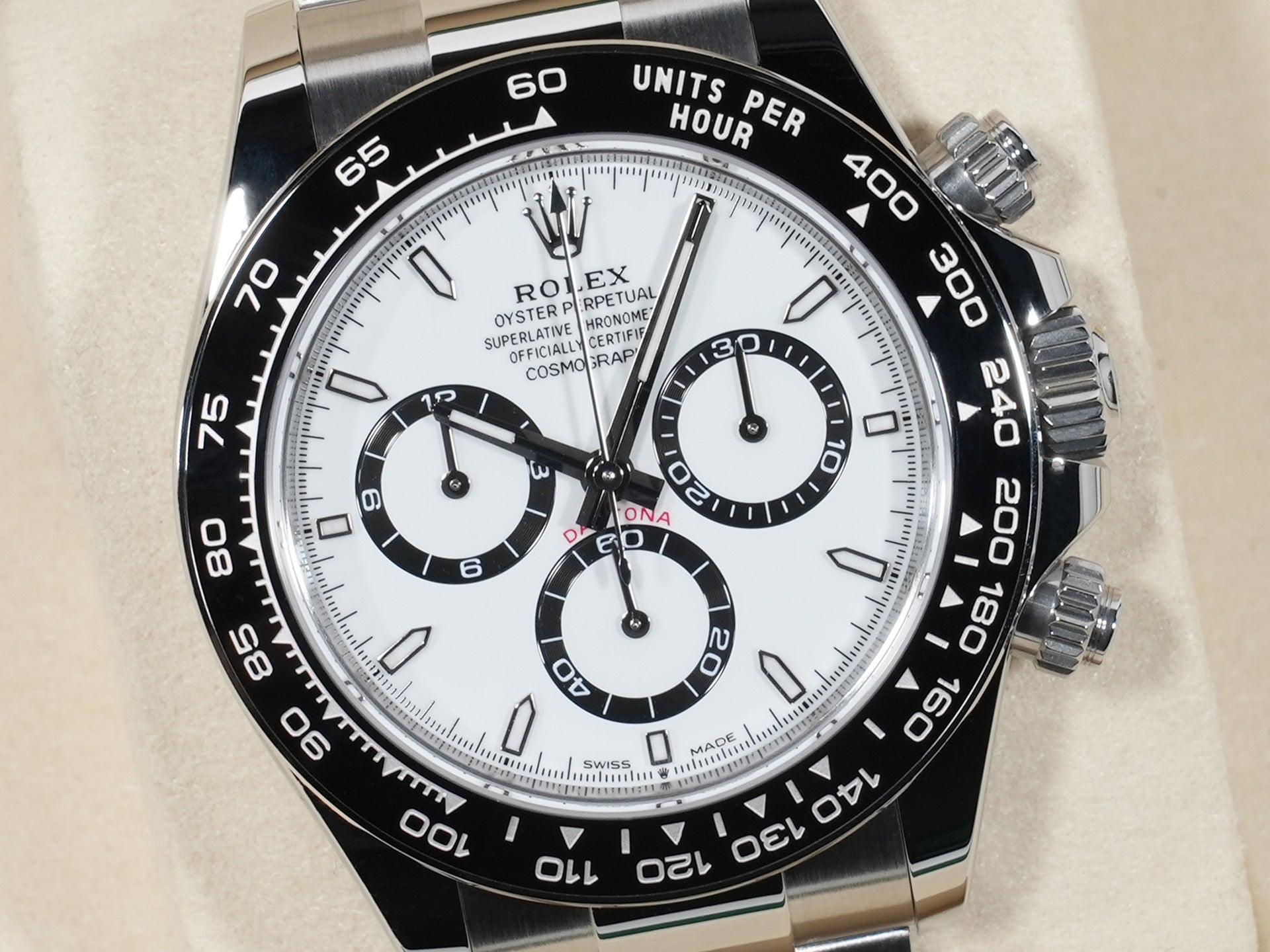 ロレックス デイトナ Ref.126500LN SS ホワイト文字盤 未使用 nr4a492c