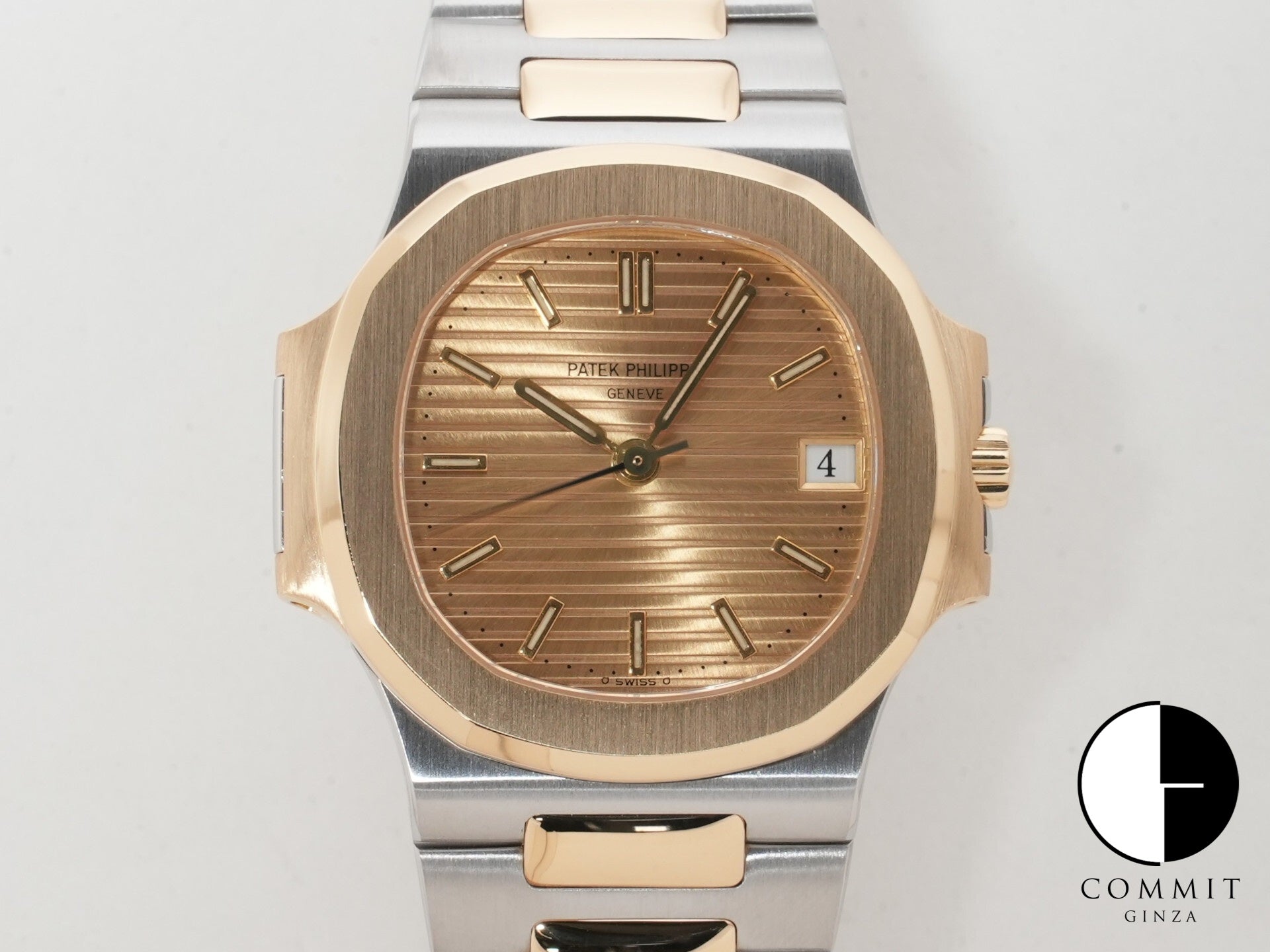 Patek Philippe Nautilus Ref.3800/1JA SS/YG Champagne Dial Used h2o6r4ny