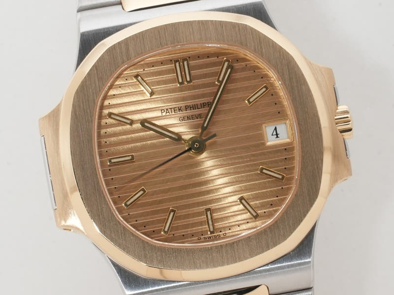 Patek Philippe Nautilus Ref.3800/1JA SS/YG Champagne Dial Used h2o6r4ny