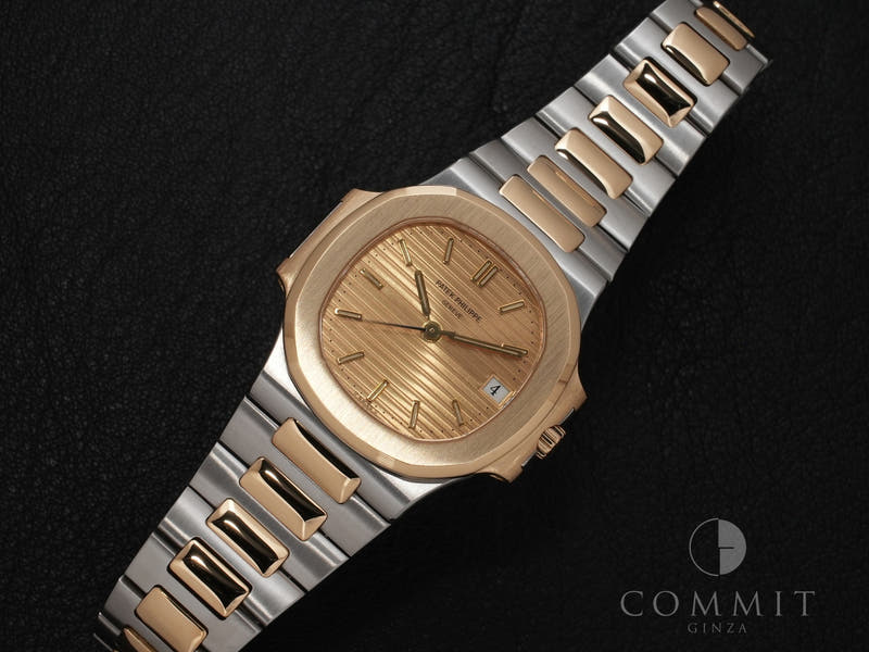 Patek Philippe Nautilus Ref.3800/1JA SS/YG Champagne Dial Used h2o6r4ny