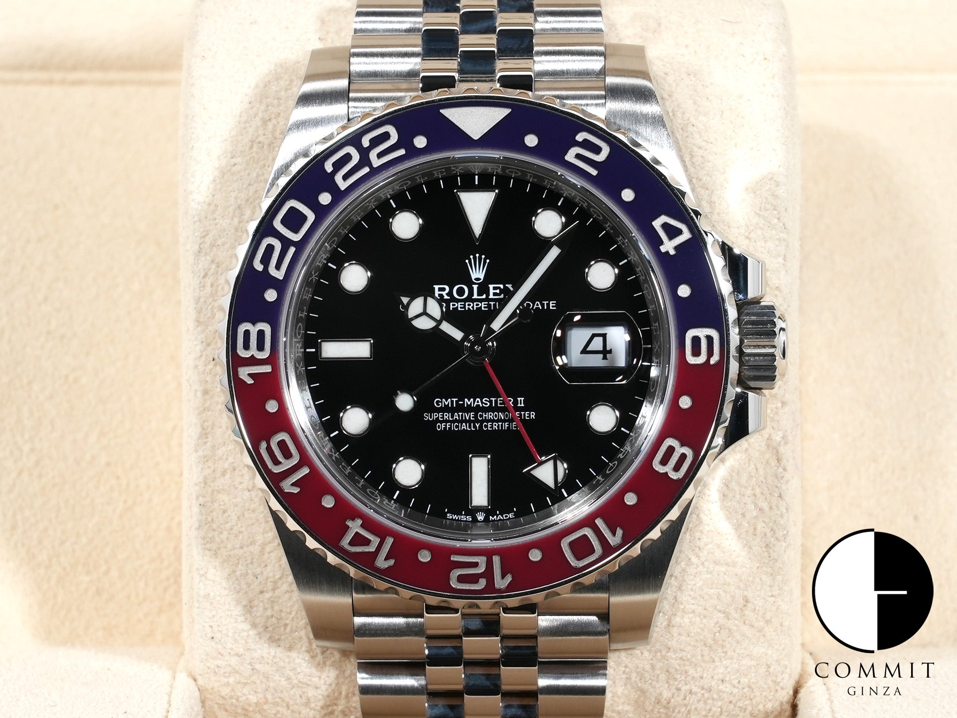 Rolex GMT Master II Ref.126710BLRO SS Black Dial Jubilee Bracelet Good Condition hzc7eecq