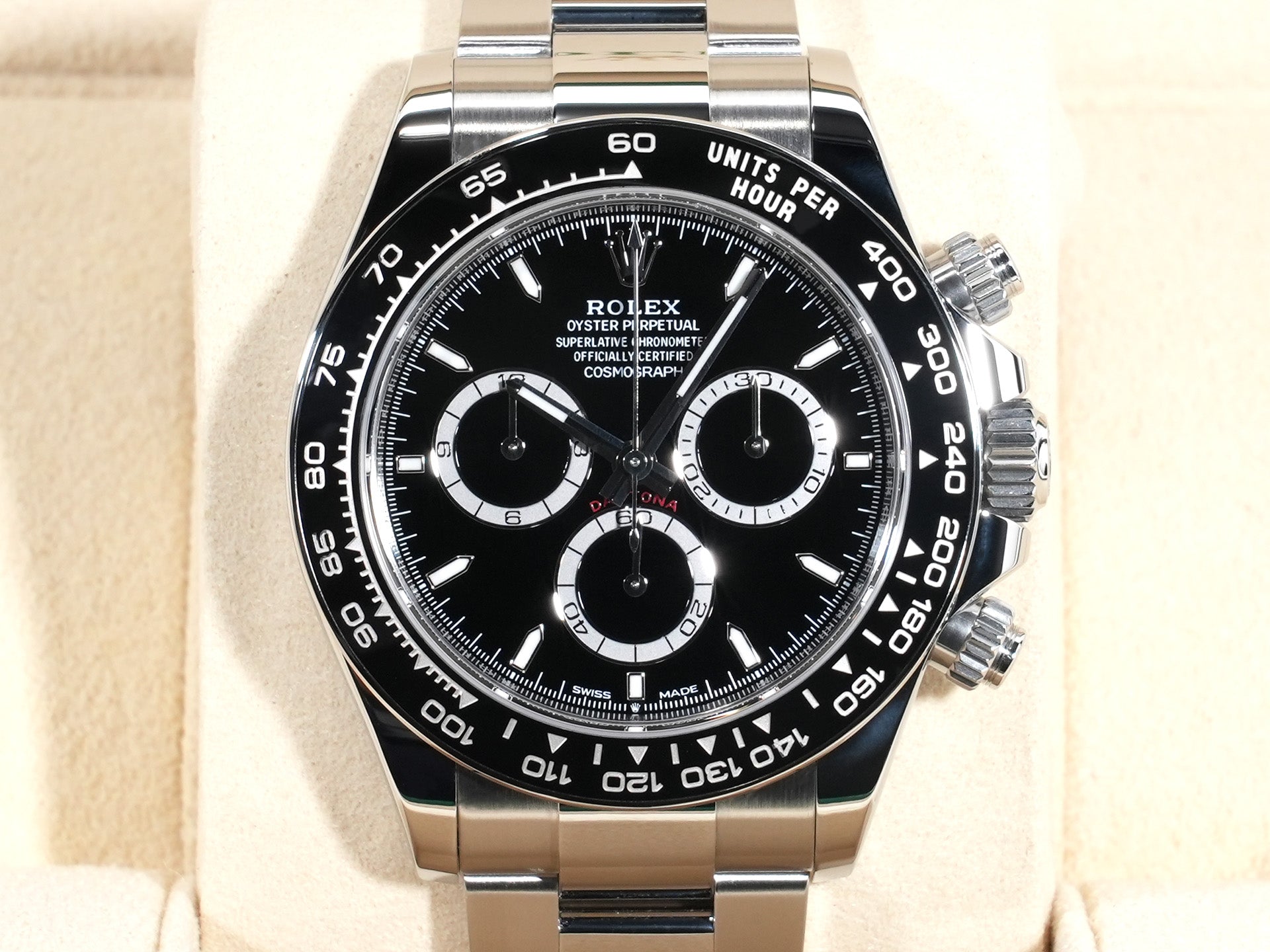 Rolex Daytona Ref.126500LN SS Black Dial Good Condition Used o74528hi