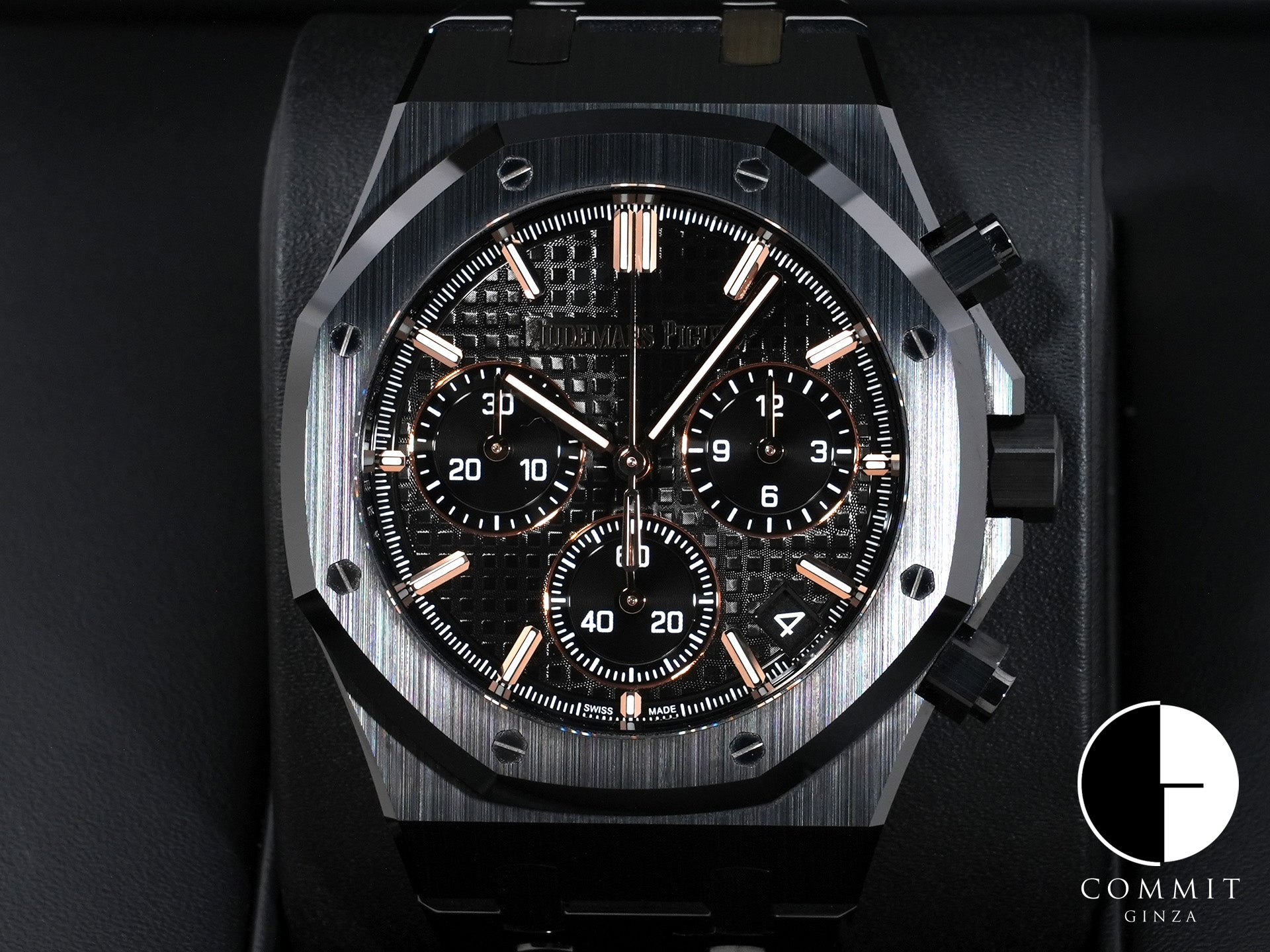 Audemars Piguet Royal Oak Chronograph Ref.26240CE.OO.1225CE.02 BLACK CERAMIC Black Dial Good Condition pf4iothx