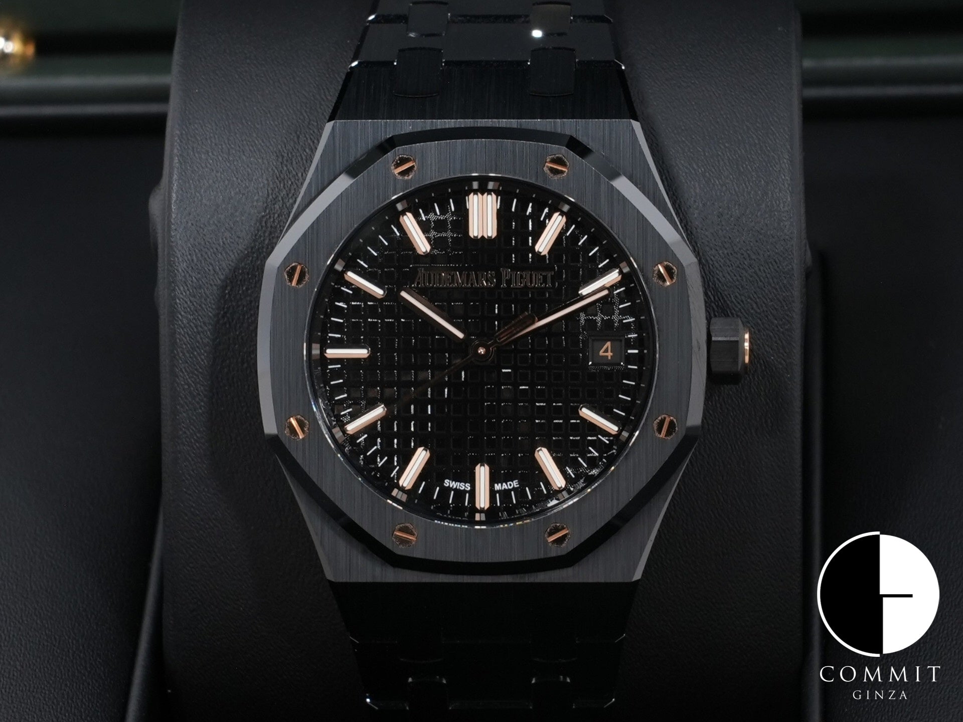 Audemars Piguet Royal Oak Ref.77350CE.OO.1266CE.03.A BLACK CERAMIC Black Dial Very Good Condition m2xp7p3n