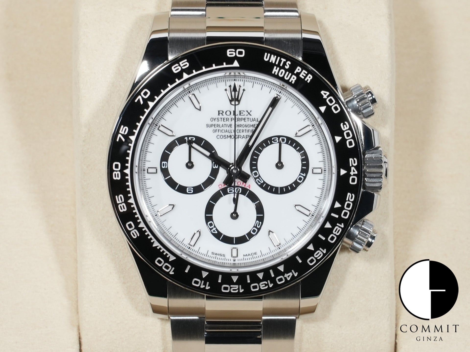 Rolex Daytona Ref.126500LN SS White Dial Unused 7rcox4fp