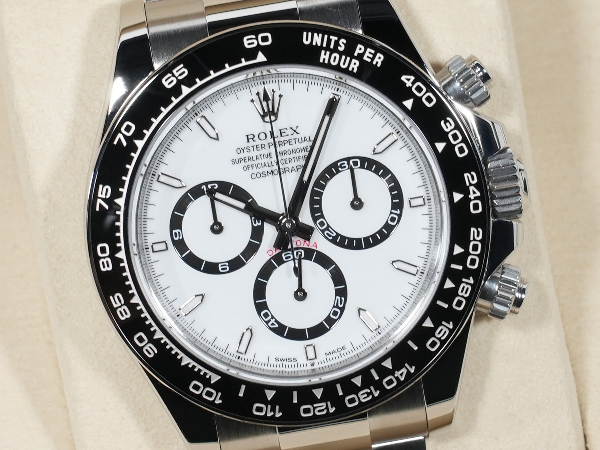 ロレックス デイトナ Ref.126500LN ステンレススチール ホワイト文字盤