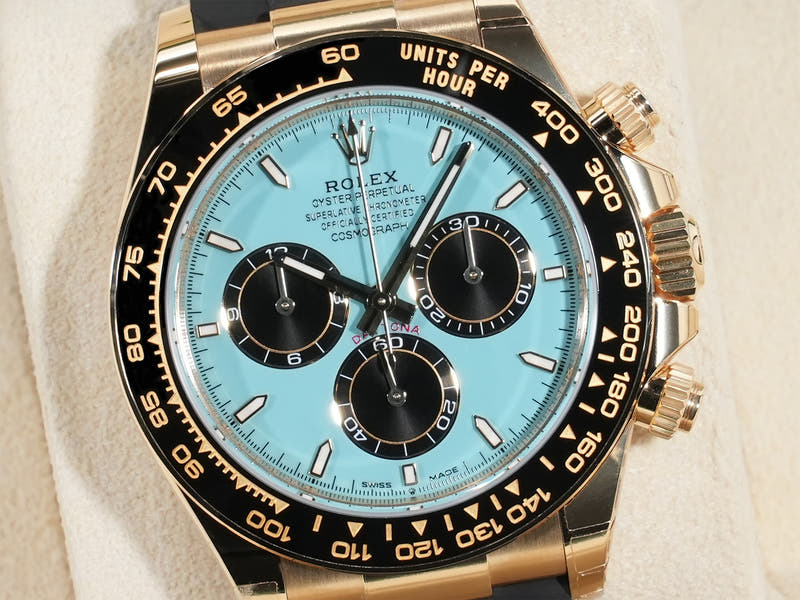 ロレックス デイトナ Ref.126518LN 18KYG ターコイズブルー文字盤 未使用 xsrwp3uq