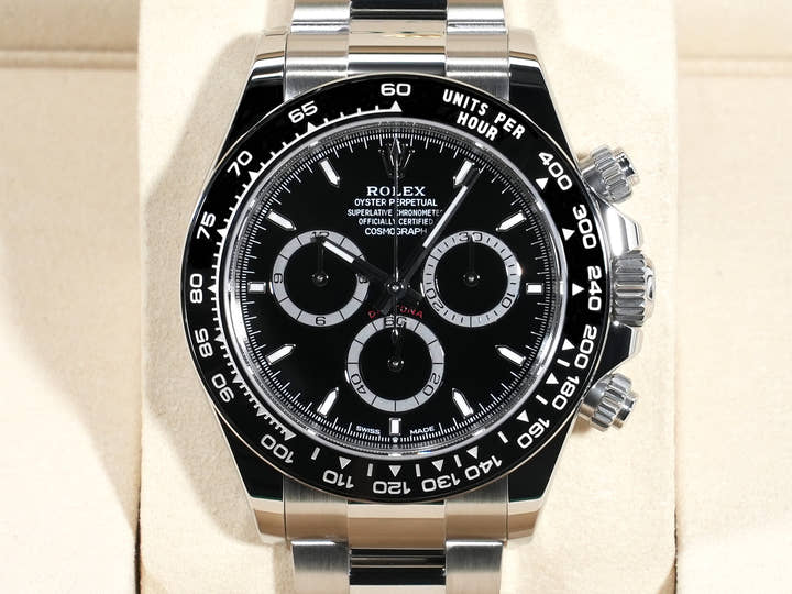 ロレックス デイトナ Ref.126500LN ステンレススチール ブラック文字盤
