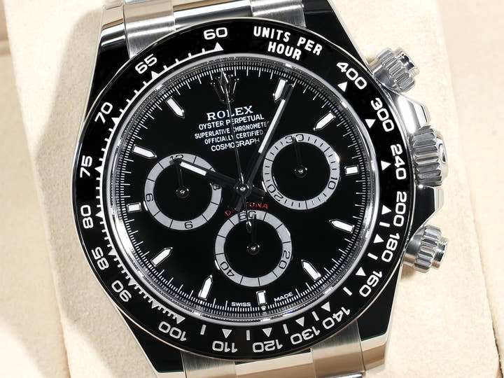 ロレックス デイトナ Ref.126500LN ステンレススチール ブラック文字盤