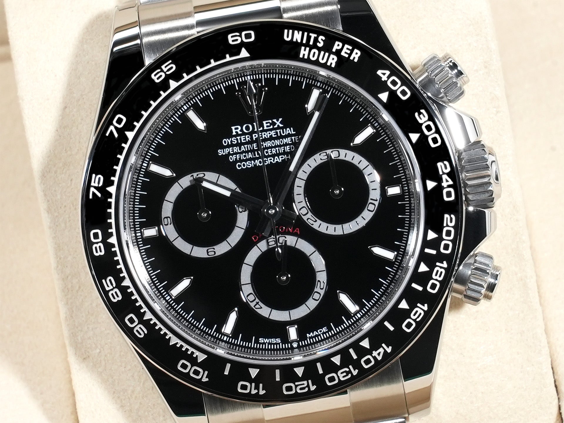ロレックス デイトナ Ref.126500LN SS ブラック文字盤 未使用 ci4o2ft3