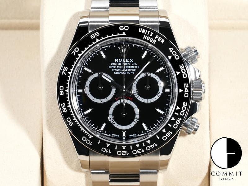 ロレックス デイトナ Ref.126500LN SS ブラック文字盤 未使用 cixithoo