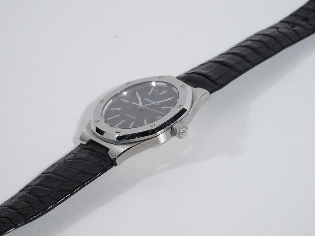 オーデマピゲ ロイヤルオーク キュイール Ref.14800ST SS ブルー文字盤 中古 8iba7qbs