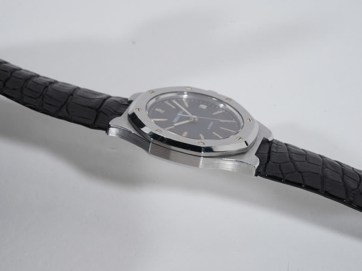オーデマピゲ ロイヤルオーク キュイール Ref.14800ST SS ブルー文字盤 中古 8iba7qbs