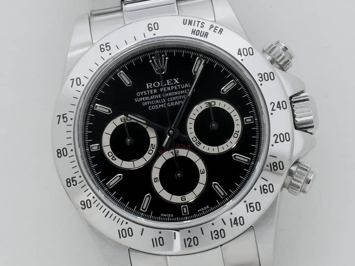 ロレックス デイトナ エルプリメロ Ref.16520 ステンレススチール ブラック文字盤