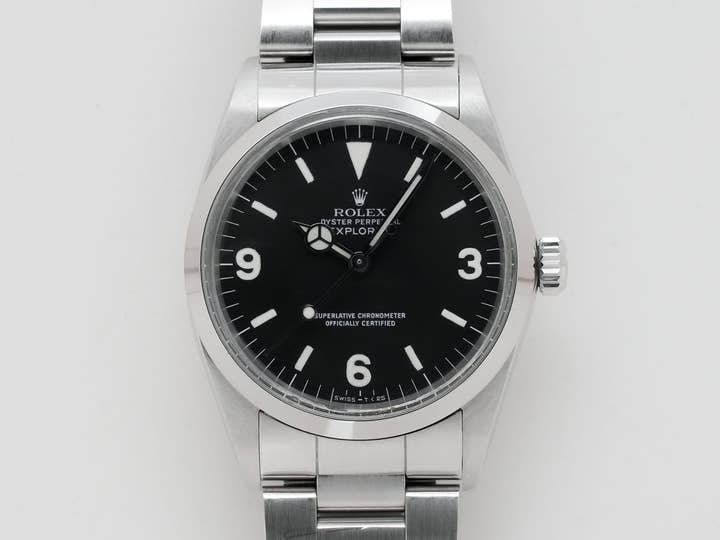 ロレックス エクスプローラーI Ref.1016 ステンレススチール ブラック文字盤 中古 6gvrz25s