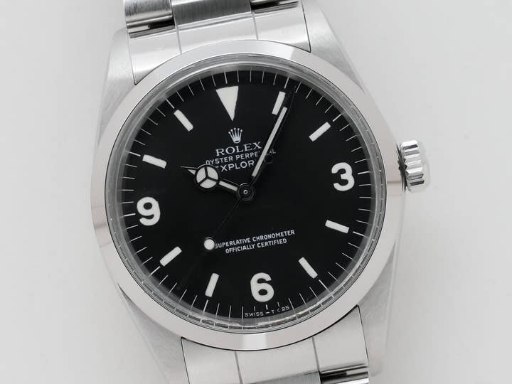 ロレックス エクスプローラーI Ref.1016 ステンレススチール ブラック文字盤 中古 6gvrz25s