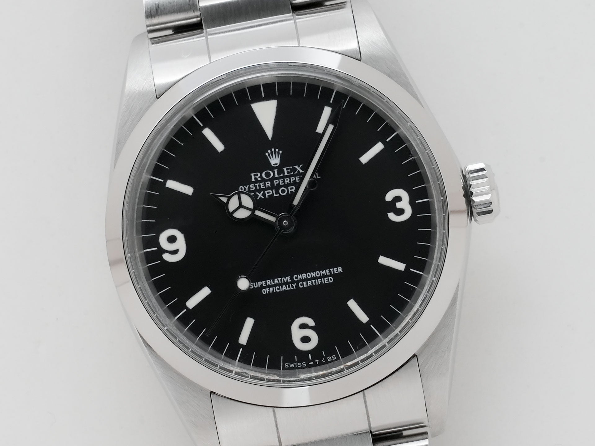 ロレックス エクスプローラーI Ref.1016 SS ブラック文字盤 中古 6gvrz25s