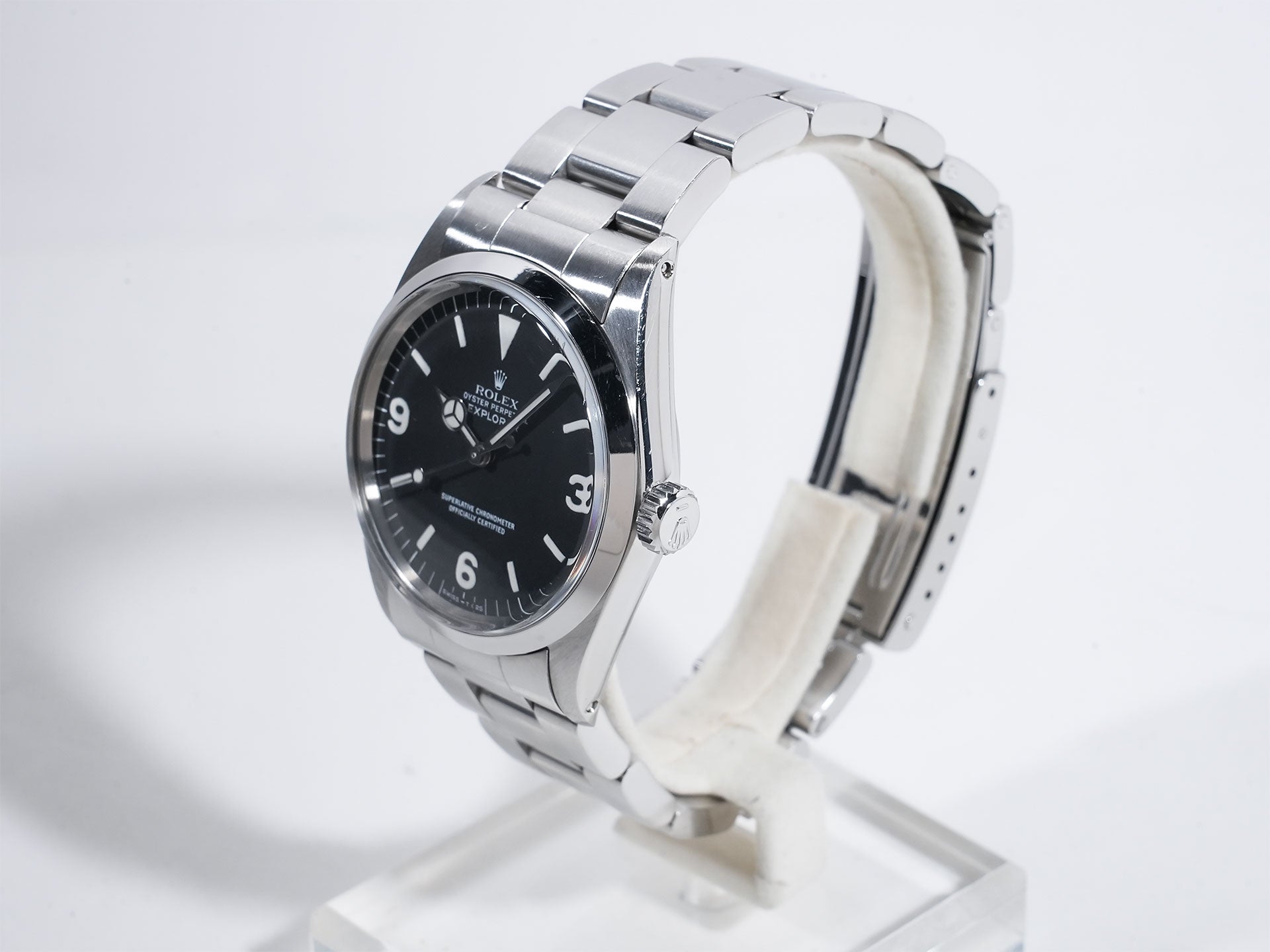 ロレックス エクスプローラーI Ref.1016 SS ブラック文字盤 中古 6gvrz25s