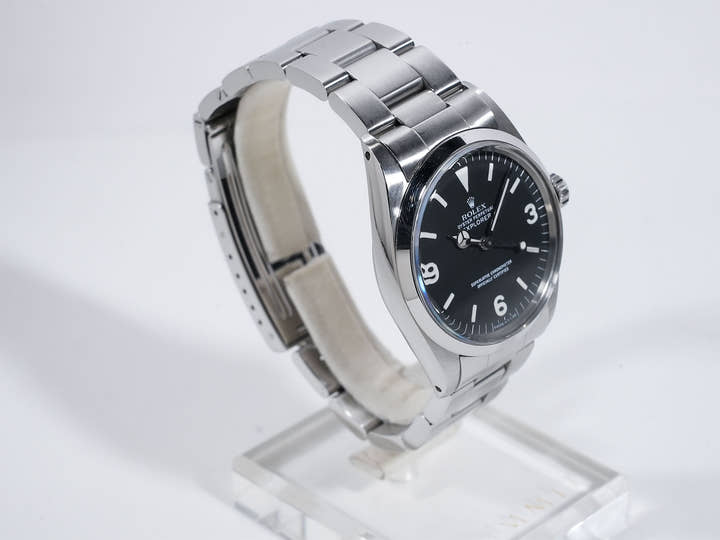 ロレックス エクスプローラーI Ref.1016 ステンレススチール ブラック文字盤 中古 6gvrz25s