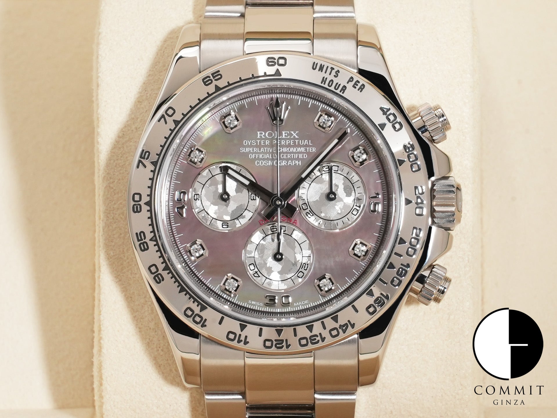 ロレックス デイトナ Ref.116509NG 18KWG ブラックシェル文字盤 美中古 3ht5niin