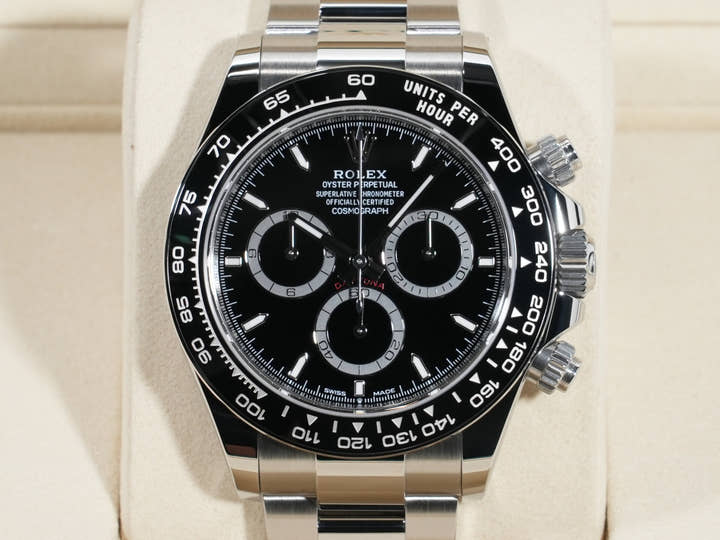 ロレックス デイトナ Ref.126500LN ステンレススチール ブラック文字盤