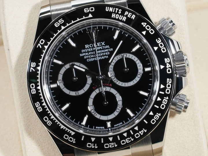 ロレックス デイトナ Ref.126500LN ステンレススチール ブラック文字盤