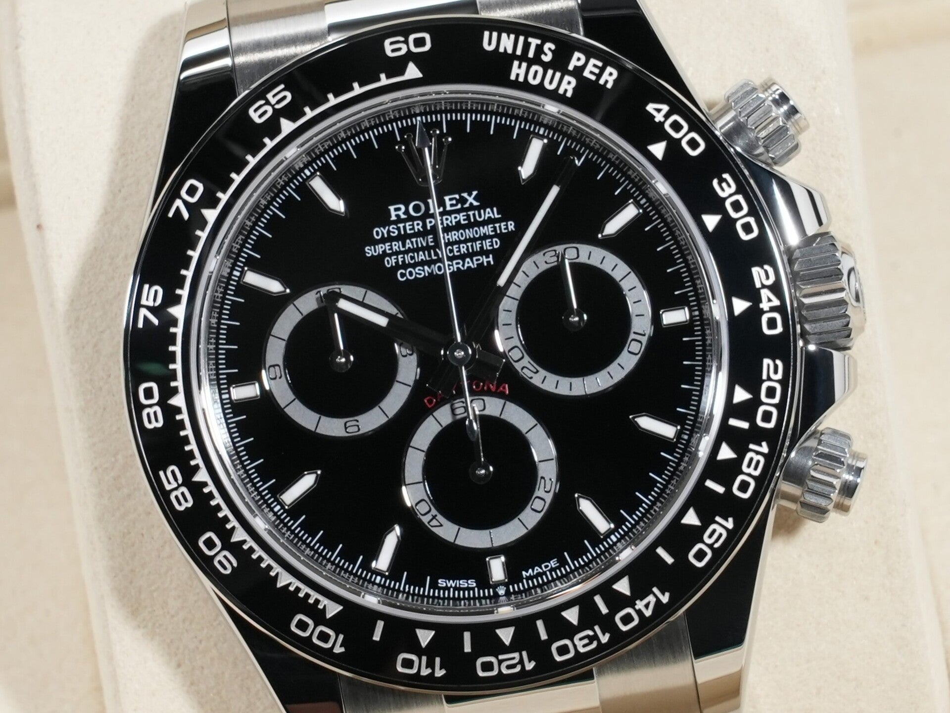 ロレックス デイトナ Ref.126500LN ステンレススチール ブラック文字盤