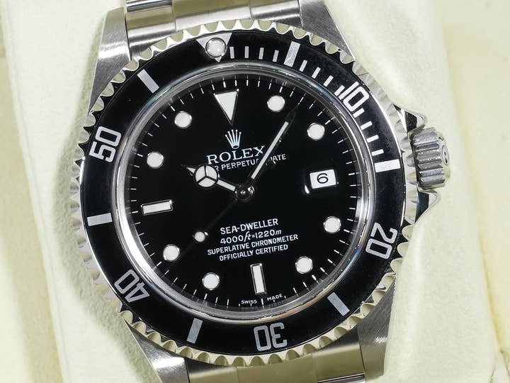 ロレックス シードゥエラー Ref.16600 ステンレススチール ブラック文字盤