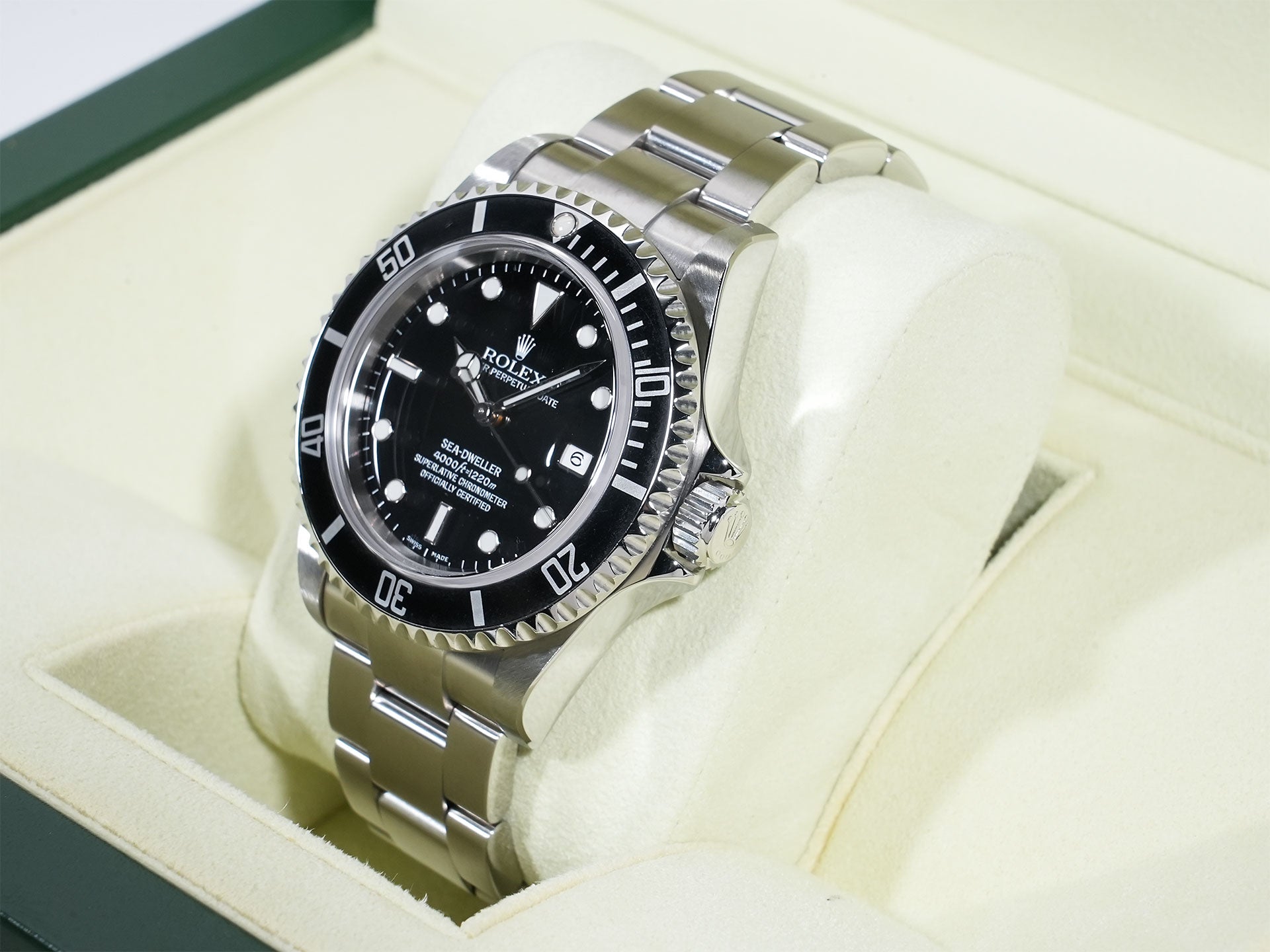 ロレックス シードゥエラー Ref.16600 SS ブラック文字盤 美中古 np3qrz4j