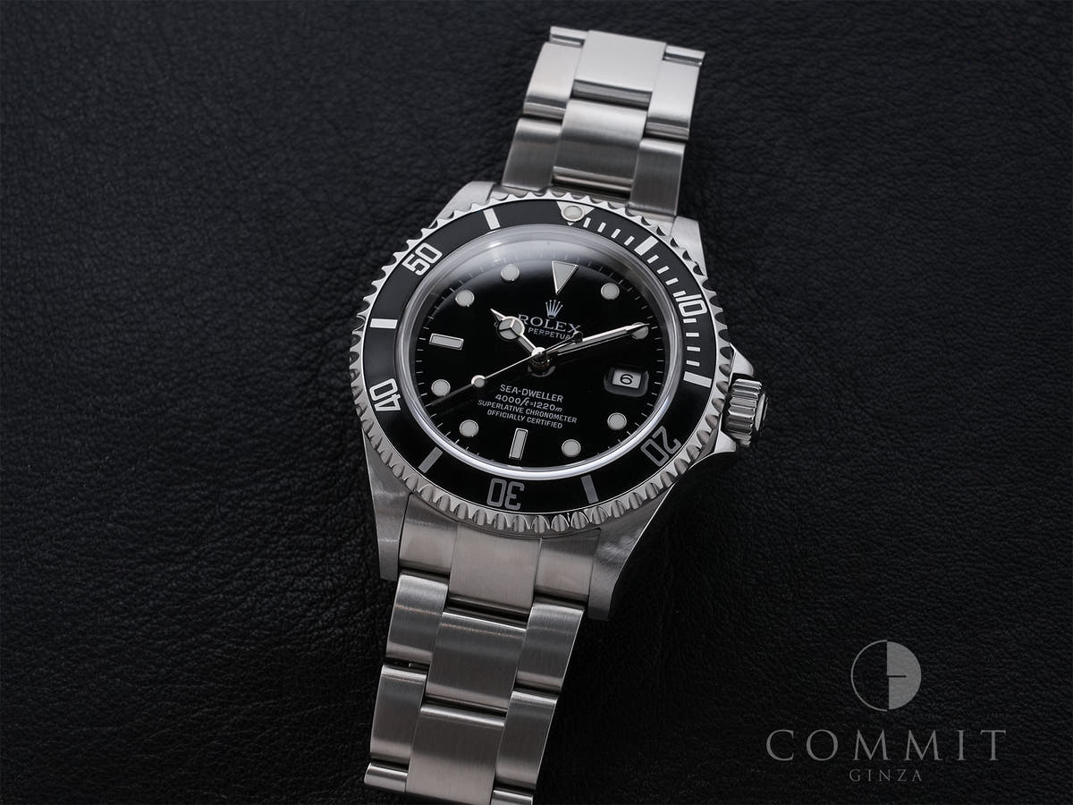 ロレックス シードゥエラー Ref.16600 SS ブラック文字盤 美中古 np3qrz4j