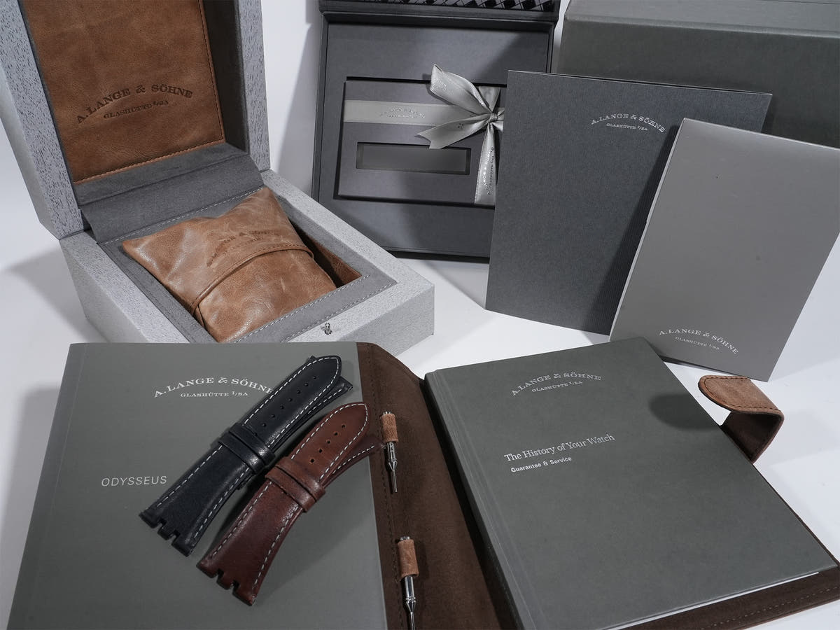 A. Lange &amp; Söhne Odysseus Ref.363.068 18KWG Grey Dial Used yibuwand